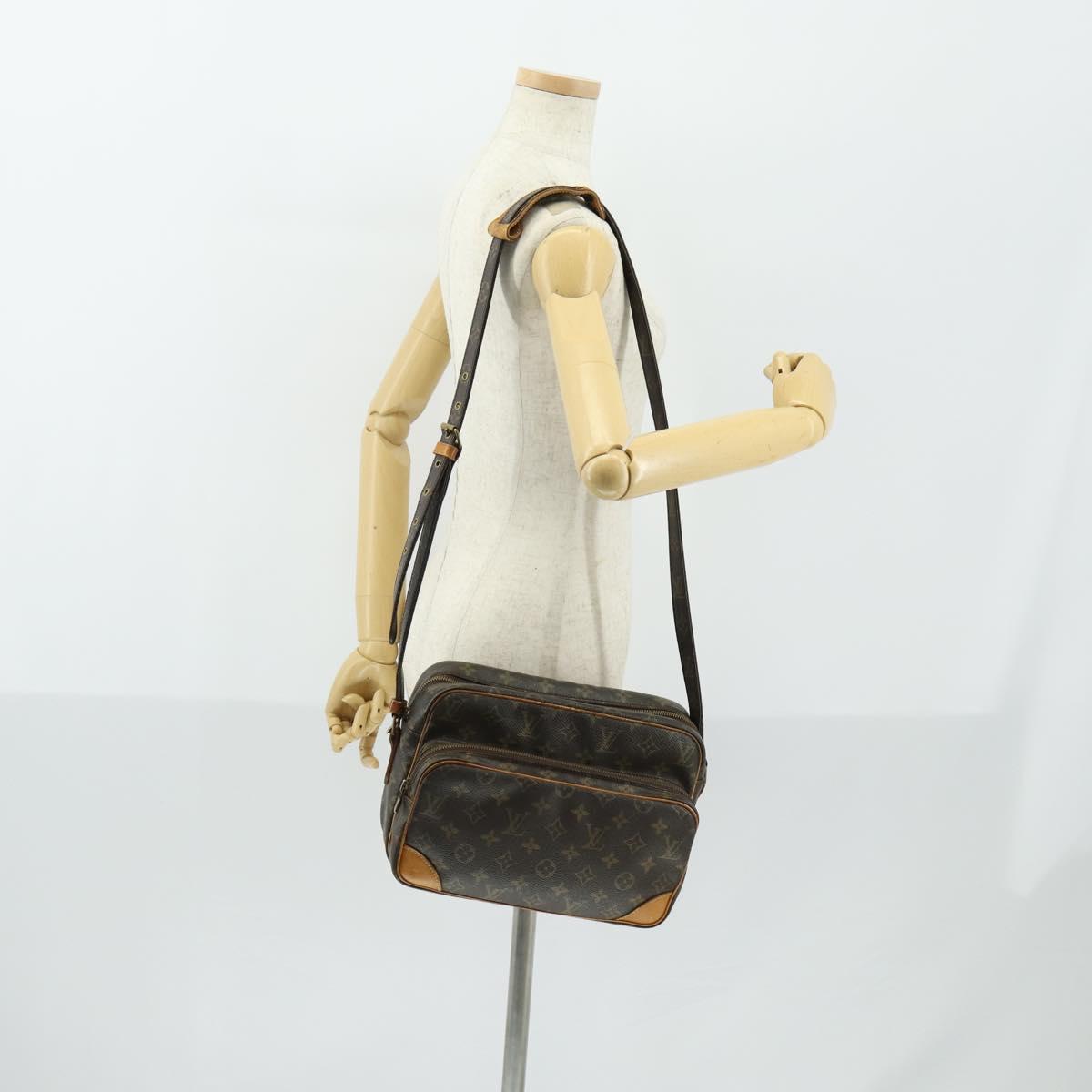 LOUIS VUITTON Monogram Nile Shoulder Bag M45244 LV Auth ka1060