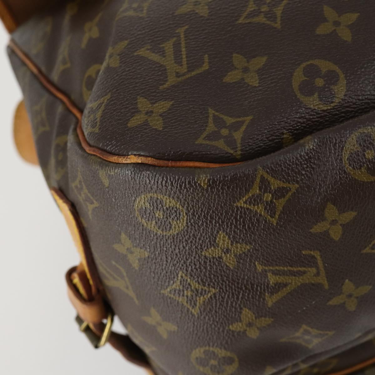 LOUIS VUITTON Monogram Saumur 35 Shoulder Bag M42254 LV Auth ka1066