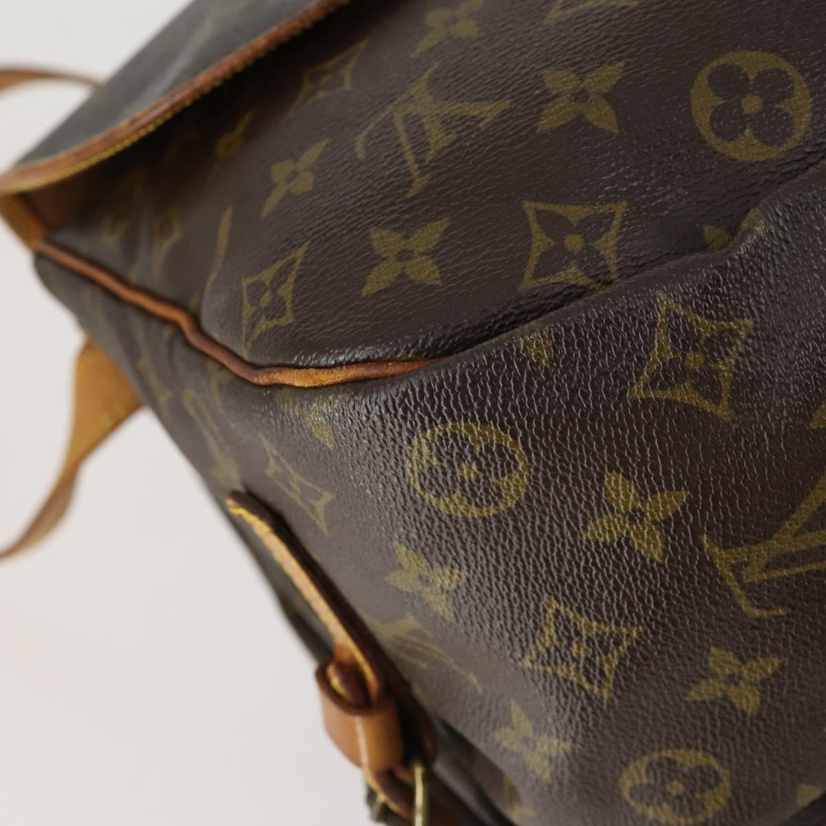 LOUIS VUITTON Monogram Saumur 35 Shoulder Bag M42254 LV Auth ka1066