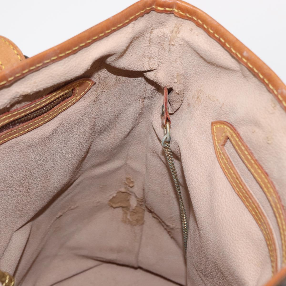 LOUIS VUITTON Monogram Bucket GM Shoulder Bag M42236 LV Auth ka107