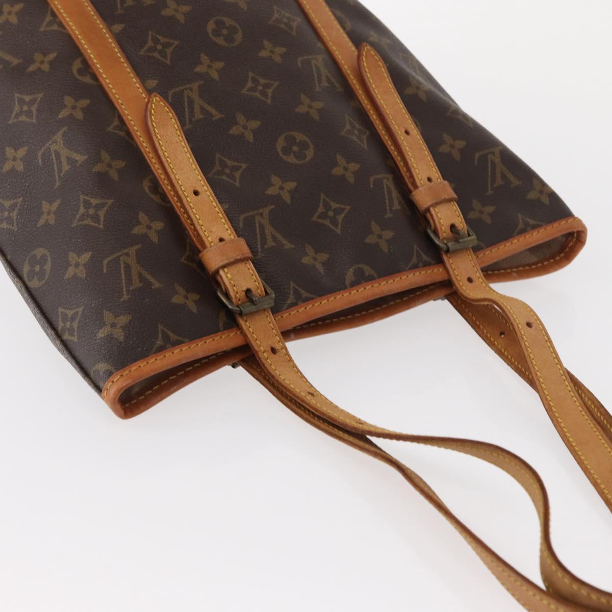 LOUIS VUITTON Monogram Bucket GM Shoulder Bag M42236 LV Auth ka107