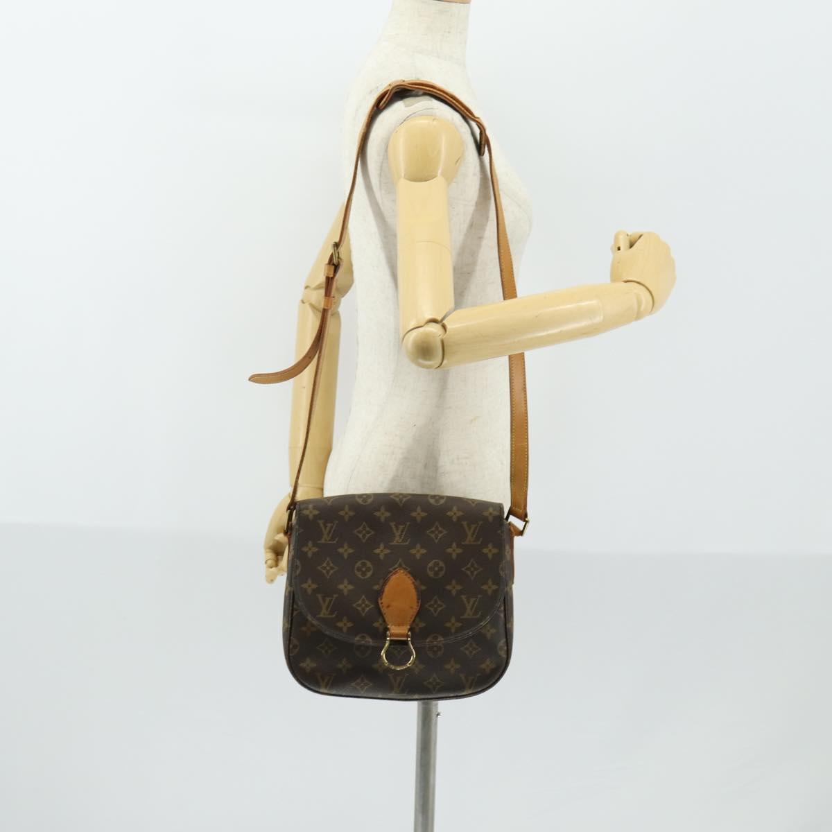 LOUIS VUITTON Monogram Saint Cloud GM Shoulder Bag M51242 LV Auth ka1078