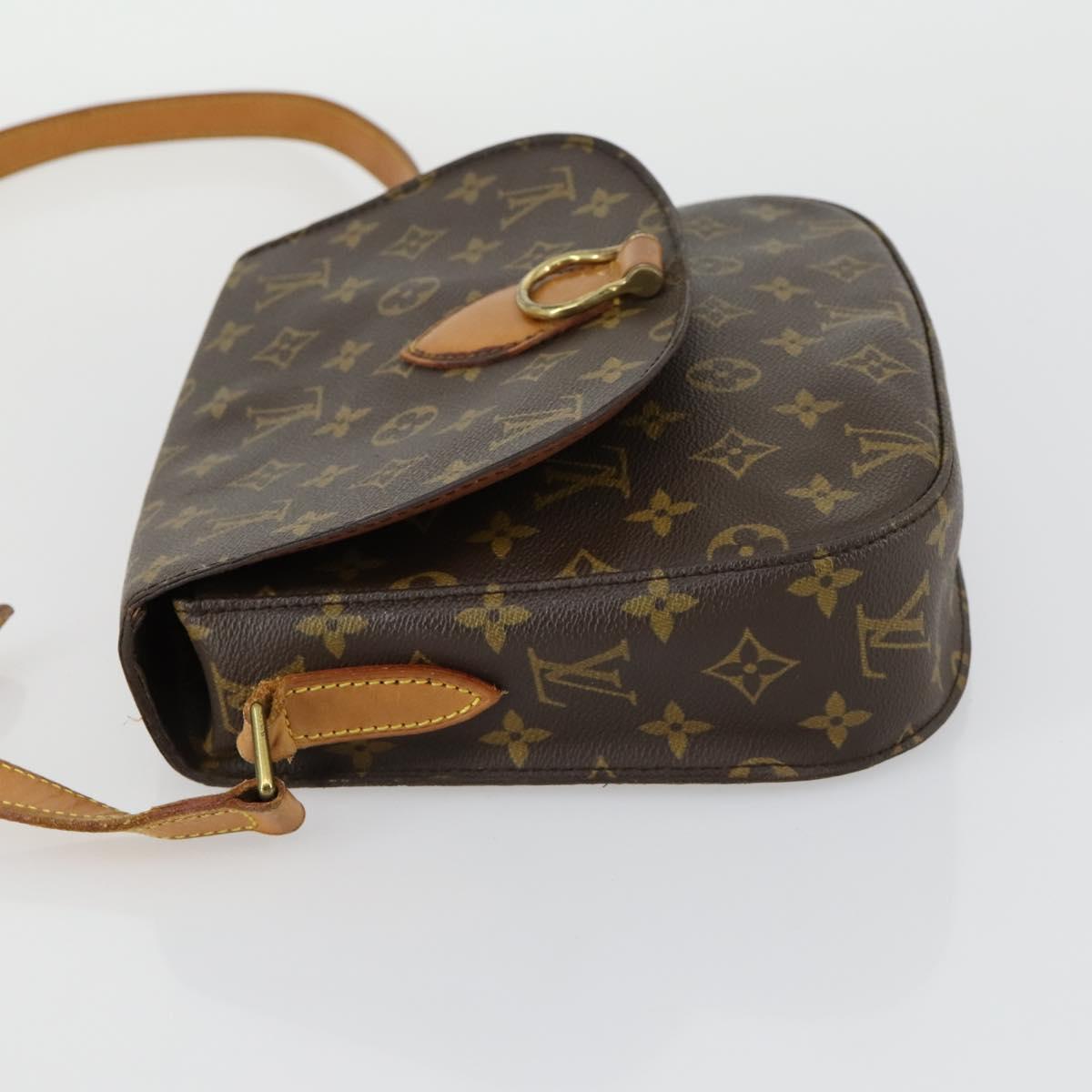 LOUIS VUITTON Monogram Saint Cloud GM Shoulder Bag M51242 LV Auth ka1078