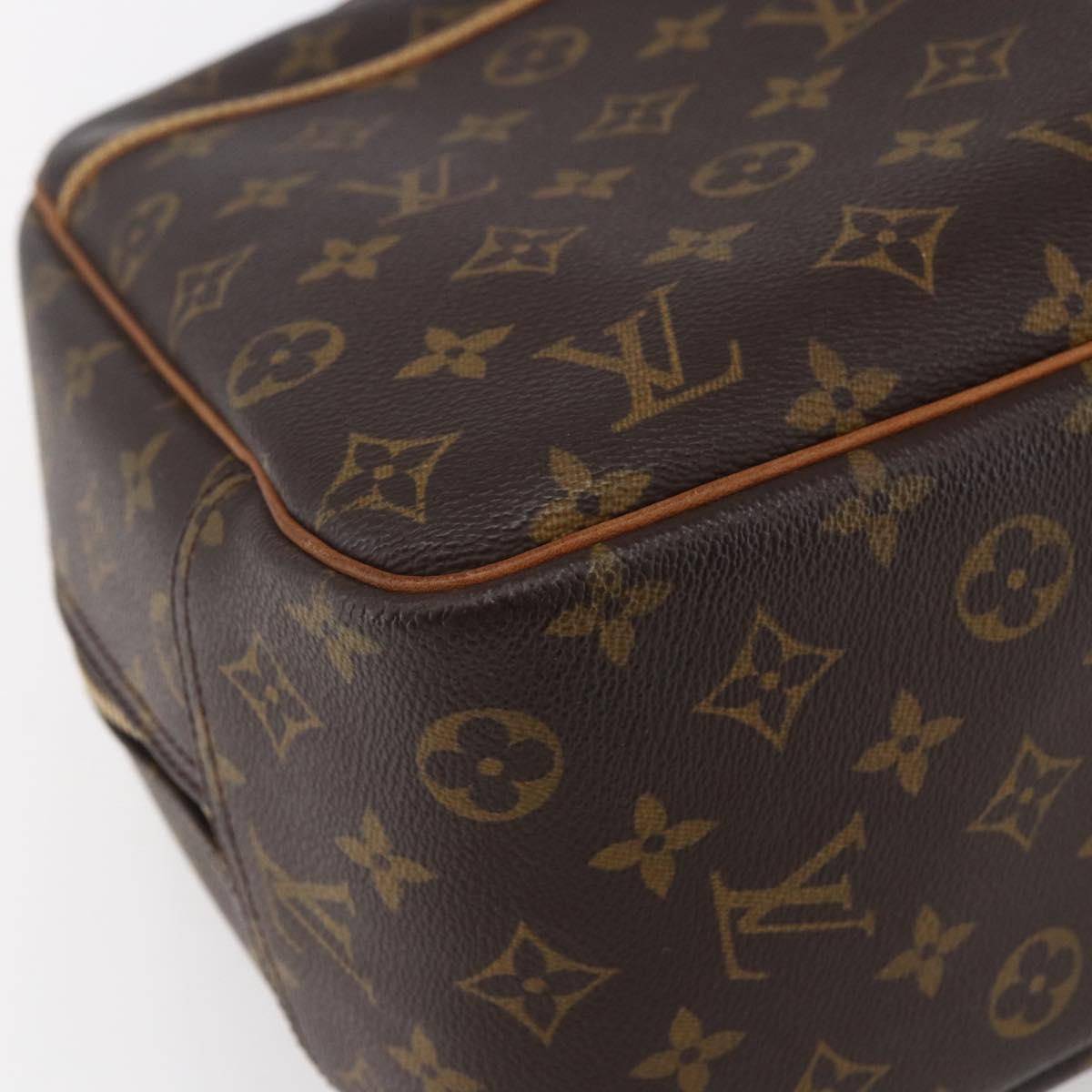 LOUIS VUITTON Monogram Deauville Hand Bag M47270 LV Auth ka109