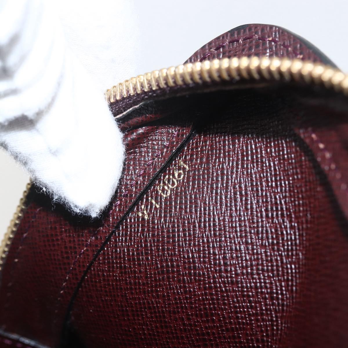 LOUIS VUITTON Taiga Baikal Clutch Bag Acajou M30186 LV Auth ka1091