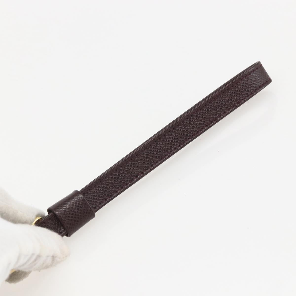 LOUIS VUITTON Taiga Baikal Clutch Bag Acajou M30186 LV Auth ka1091
