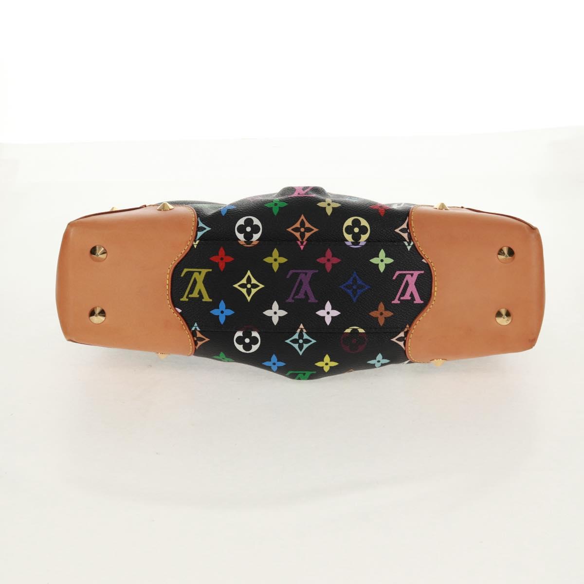 LOUIS VUITTON Monogram Multicolor Judy MM Bag 2Way Black M40256 Auth ka1093V