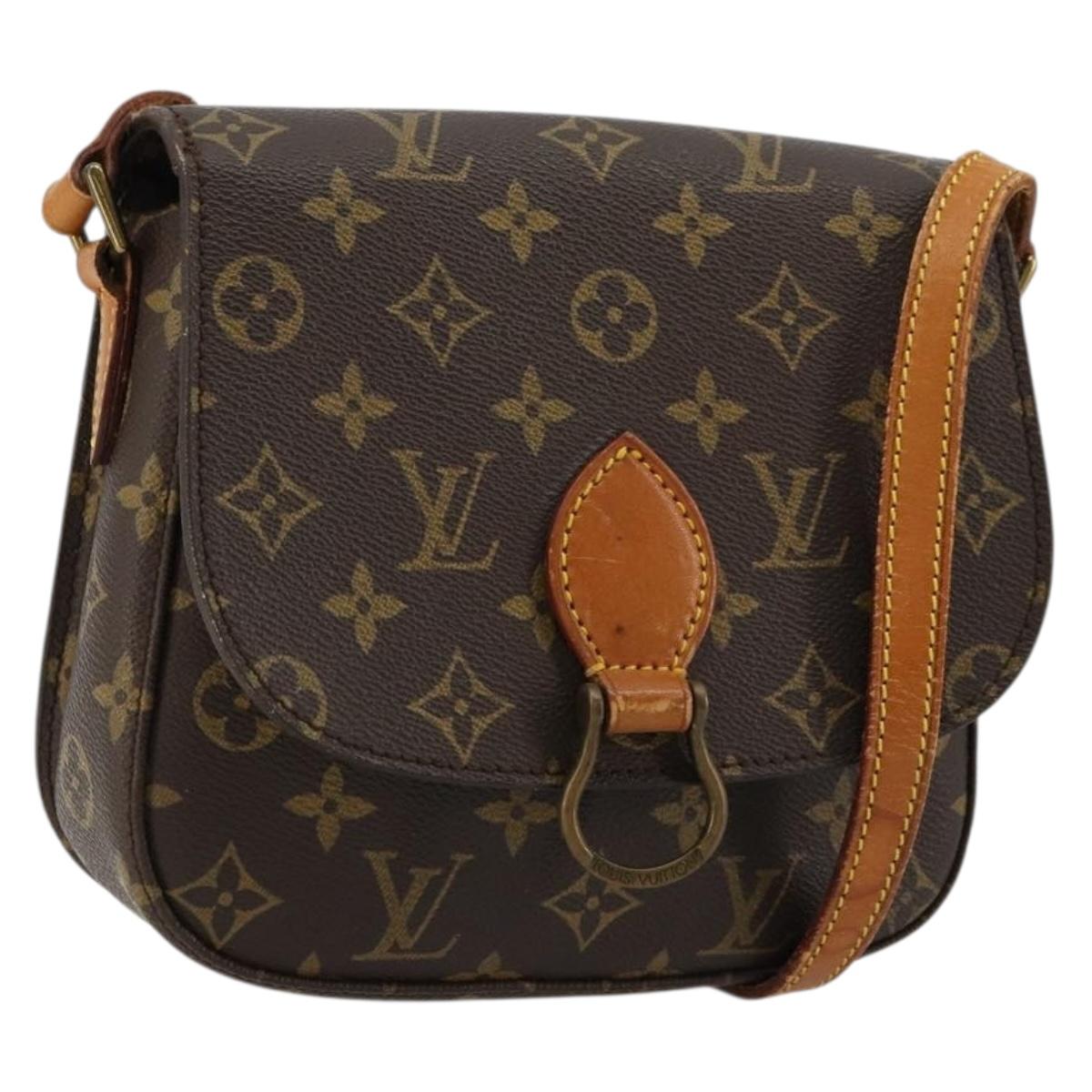 LOUIS VUITTON Monogram Saint Cloud MM Shoulder Bag M51243 LV Auth ka1102