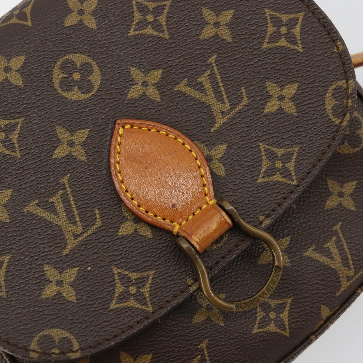 LOUIS VUITTON Monogram Saint Cloud MM Shoulder Bag M51243 LV Auth ka1102