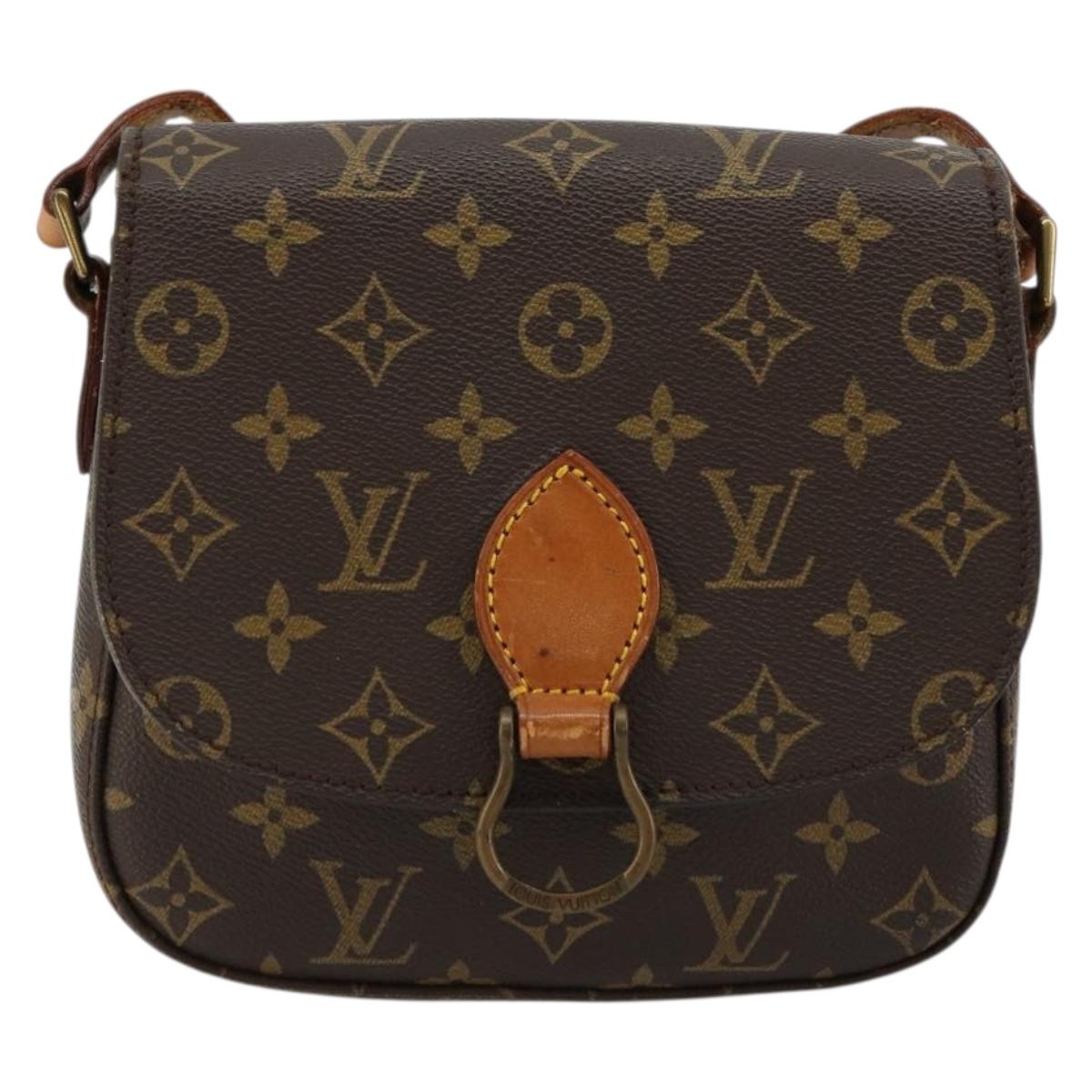 LOUIS VUITTON Monogram Saint Cloud MM Shoulder Bag M51243 LV Auth ka1102