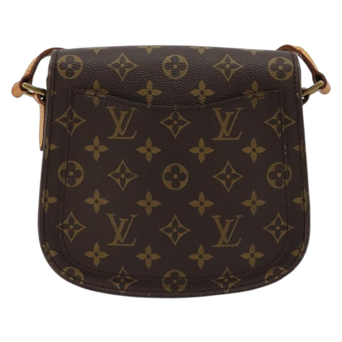 LOUIS VUITTON Monogram Saint Cloud MM Shoulder Bag M51243 LV Auth ka1102
