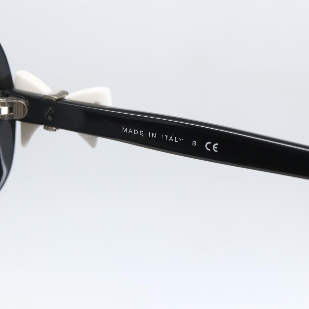 CHANEL Sunglasses plastic Black CC Auth ka1104