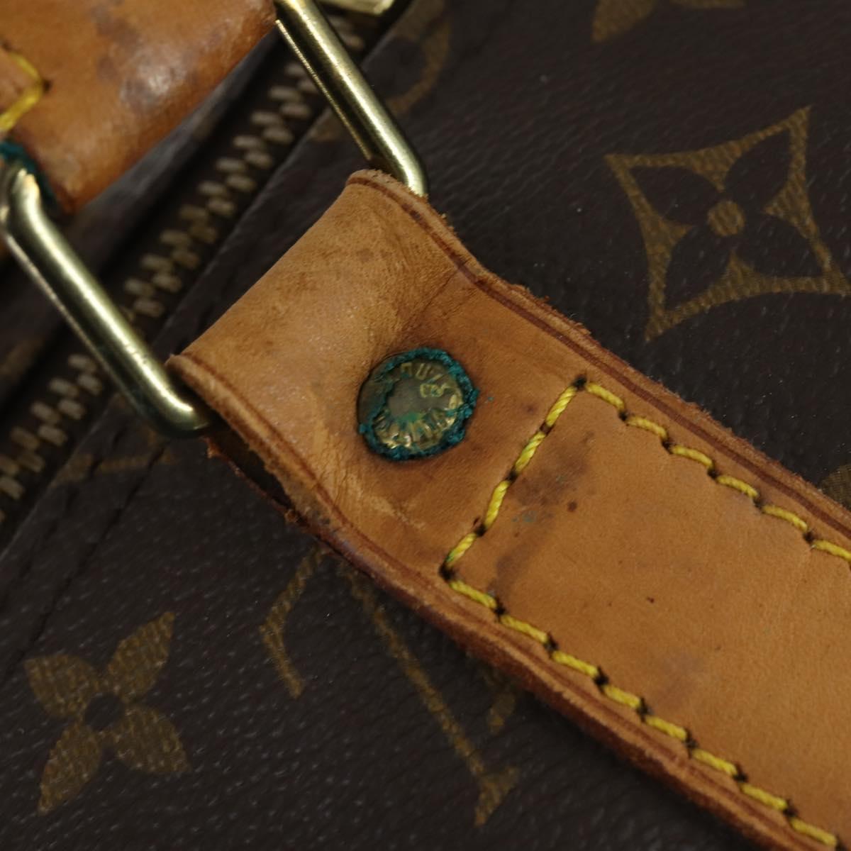 LOUIS VUITTON Monogram Keepall 55 Boston Bag M41424 LV Auth ka1119