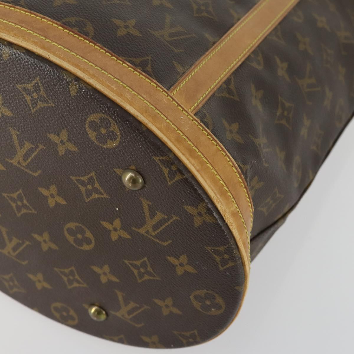 LOUIS VUITTON Monogram Bucket GM Shoulder Bag M42236 LV Auth ka1120