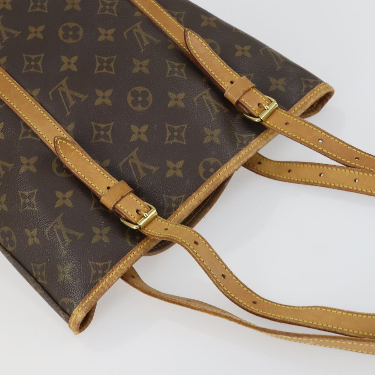 LOUIS VUITTON Monogram Bucket GM Shoulder Bag M42236 LV Auth ka1120