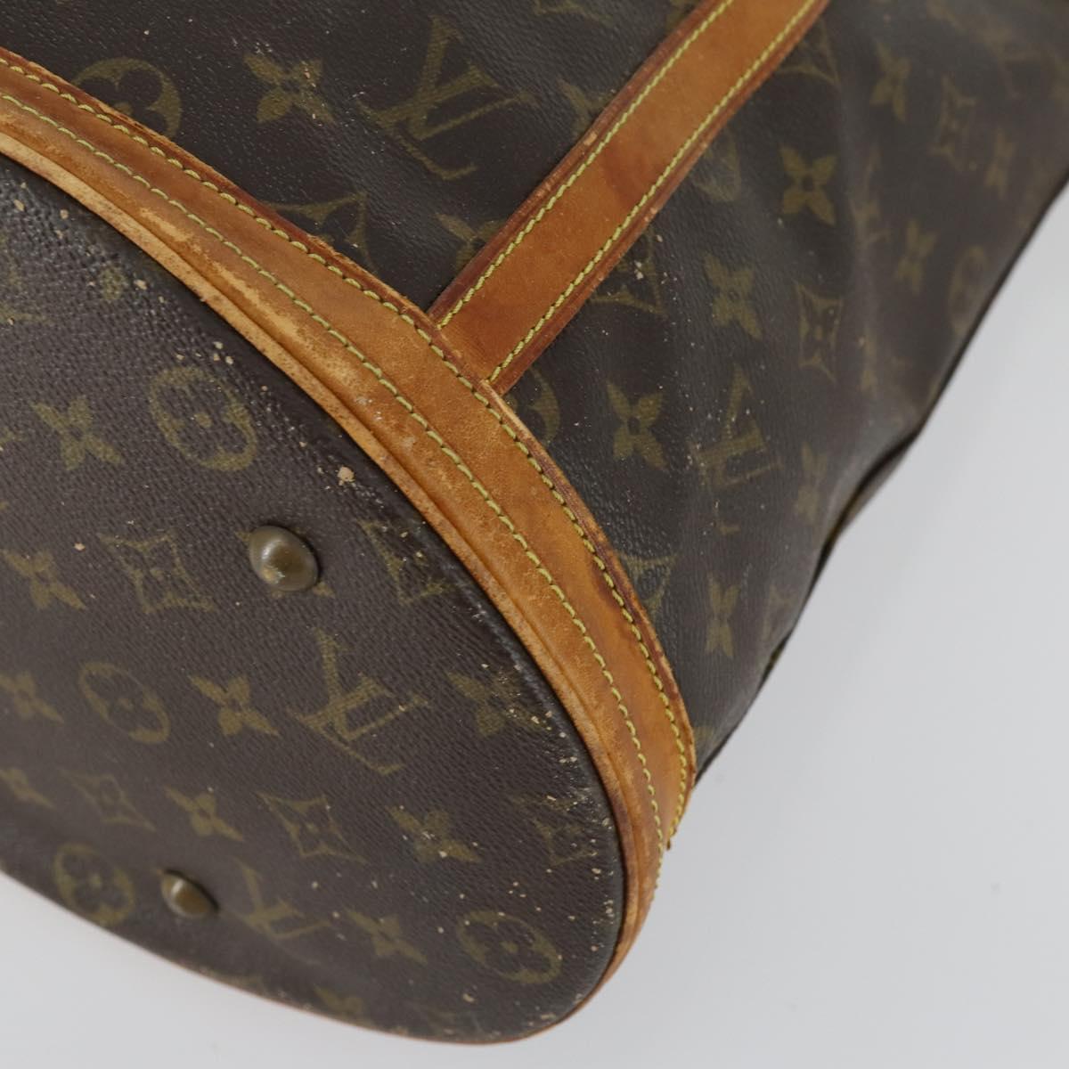 LOUIS VUITTON Monogram Bucket GM Shoulder Bag M42236 LV Auth ka1121