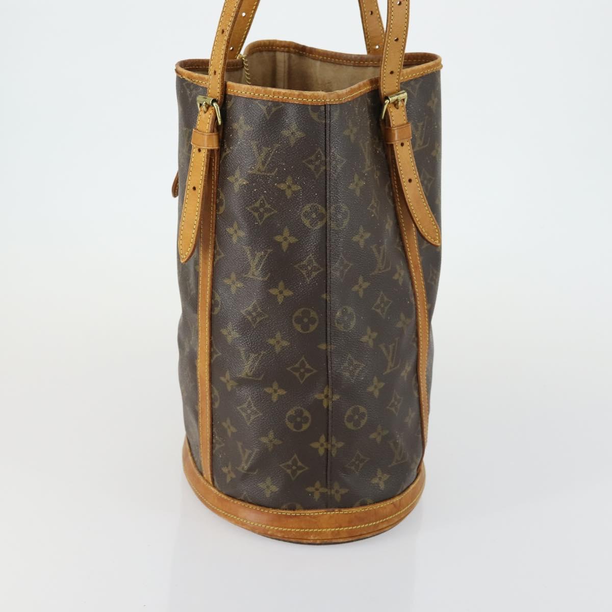 LOUIS VUITTON Monogram Bucket GM Shoulder Bag M42236 LV Auth ka1121