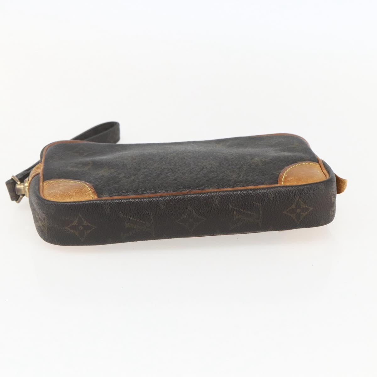LOUIS VUITTON Monogram Clutch Bag 2 Set LV Auth ka1165