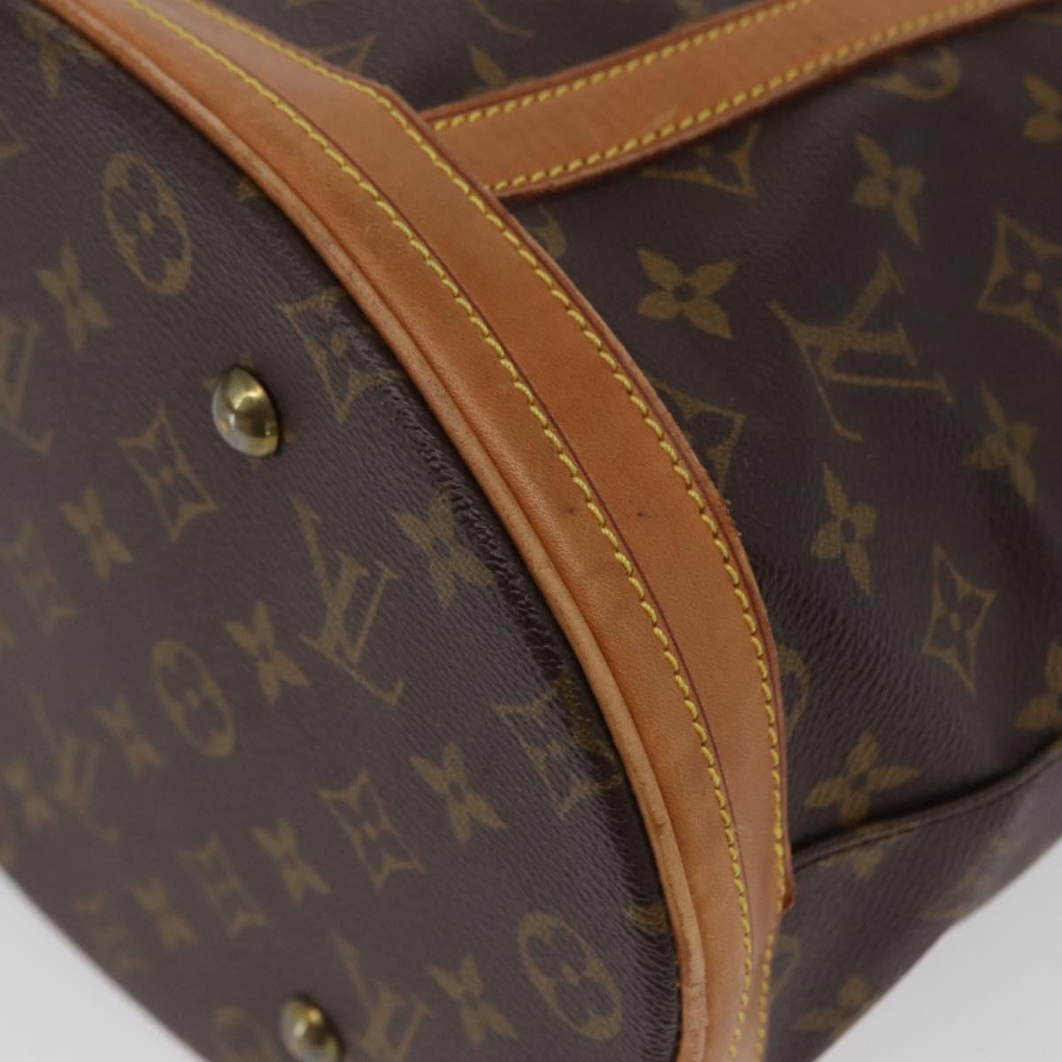 LOUIS VUITTON Monogram Bucket GM Shoulder Bag M42236 LV Auth ka1176