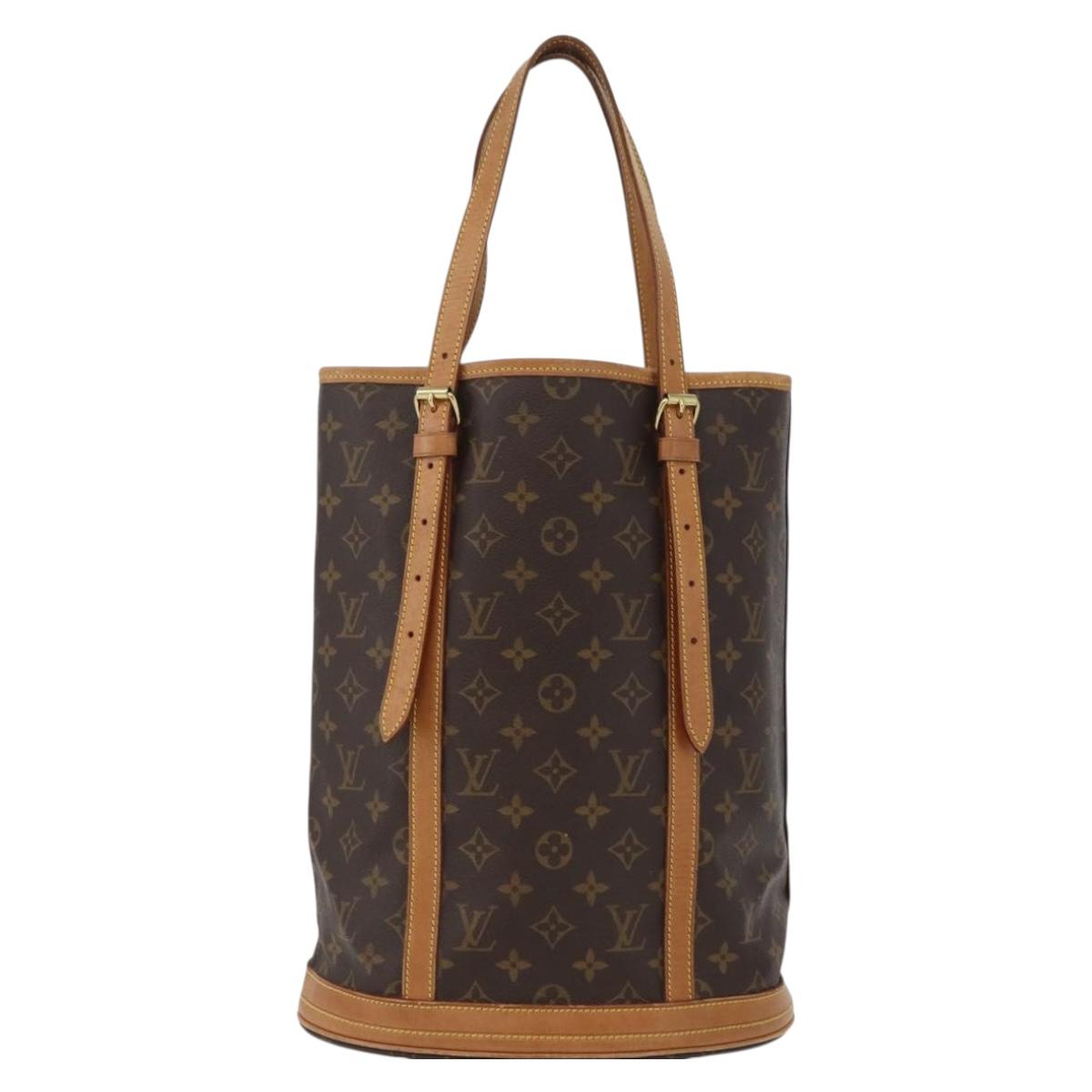 LOUIS VUITTON Monogram Bucket GM Shoulder Bag M42236 LV Auth ka1176