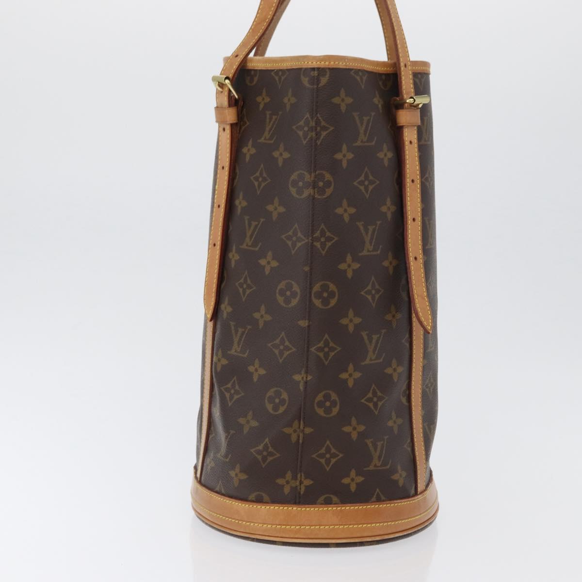 LOUIS VUITTON Monogram Bucket GM Shoulder Bag M42236 LV Auth ka1176