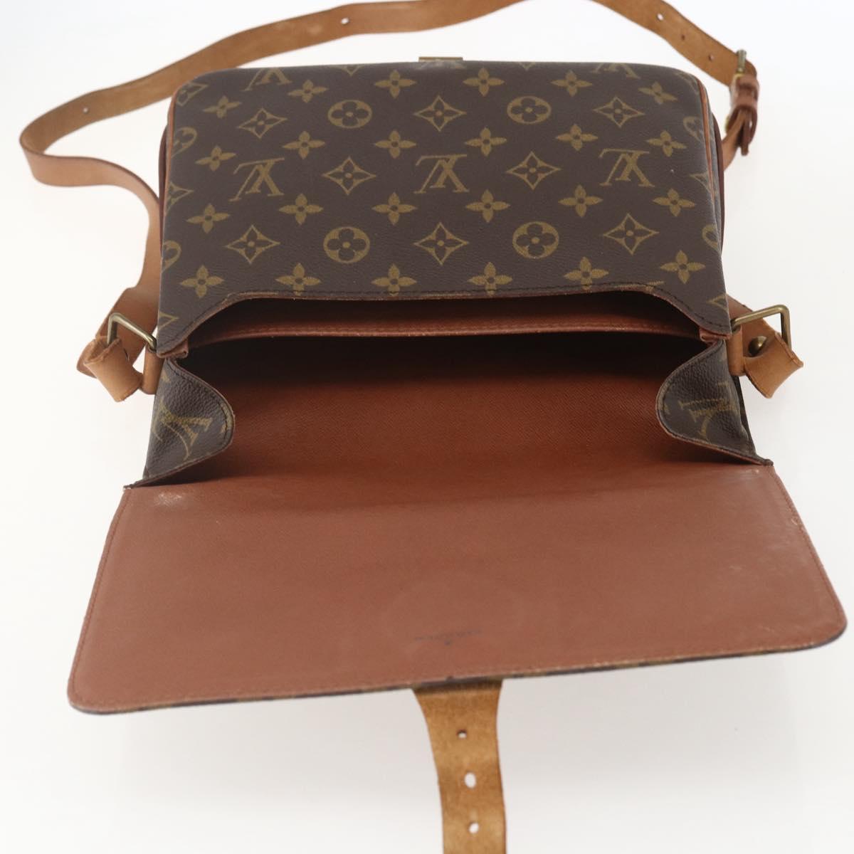 LOUIS VUITTON Monogram Cartouchiere GM Shoulder Bag M51252 LV Auth ka1179