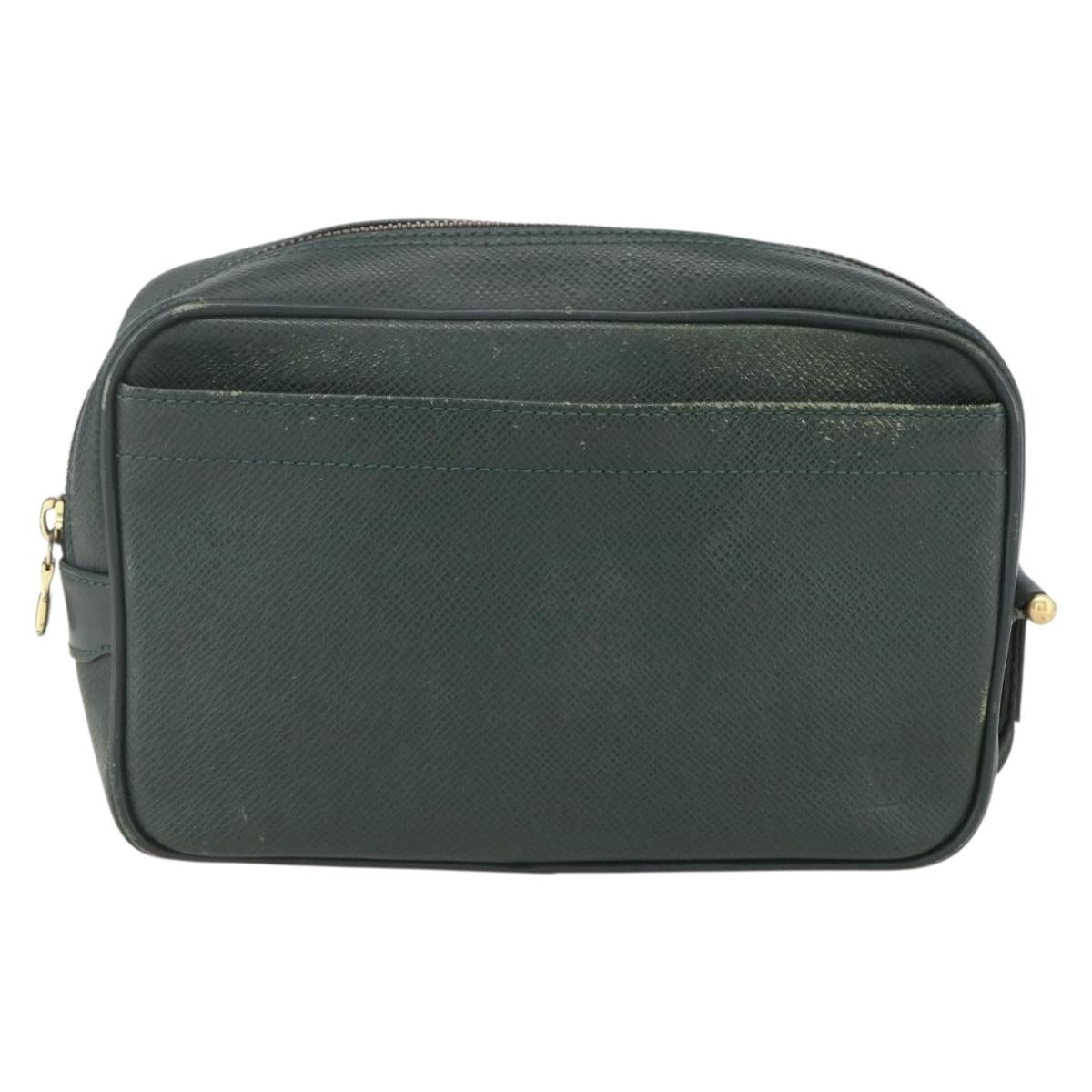 LOUIS VUITTON Taiga Karga Clutch Bag Epicea M30814 LV Auth ka1191