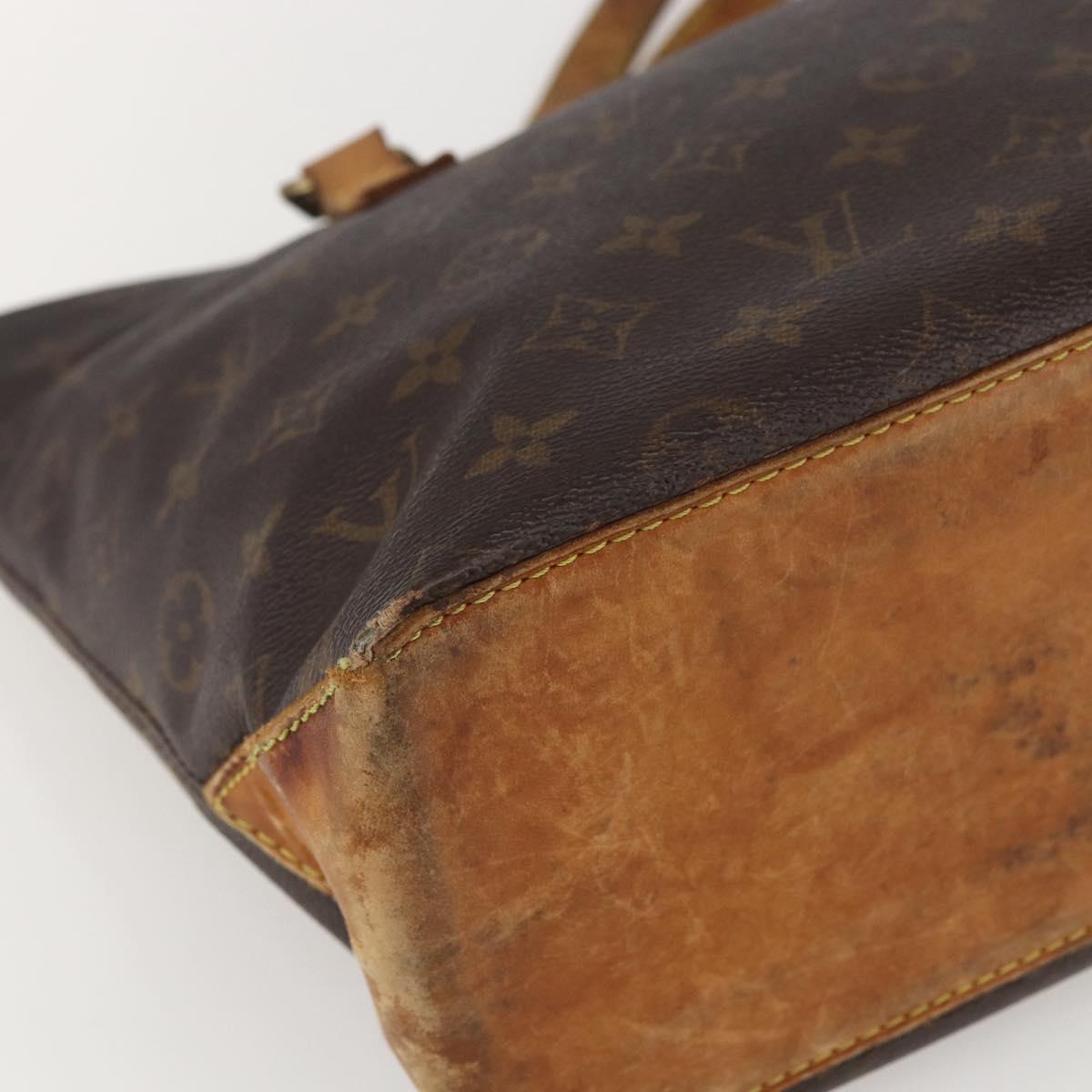 LOUIS VUITTON Monogram Cabas Piano Tote Bag M51148 LV Auth ka1194