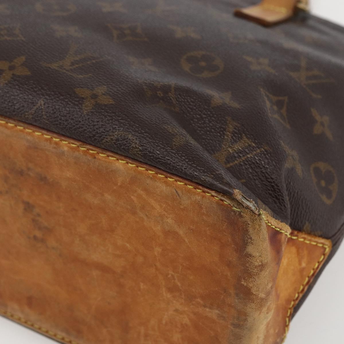 LOUIS VUITTON Monogram Cabas Piano Tote Bag M51148 LV Auth ka1194