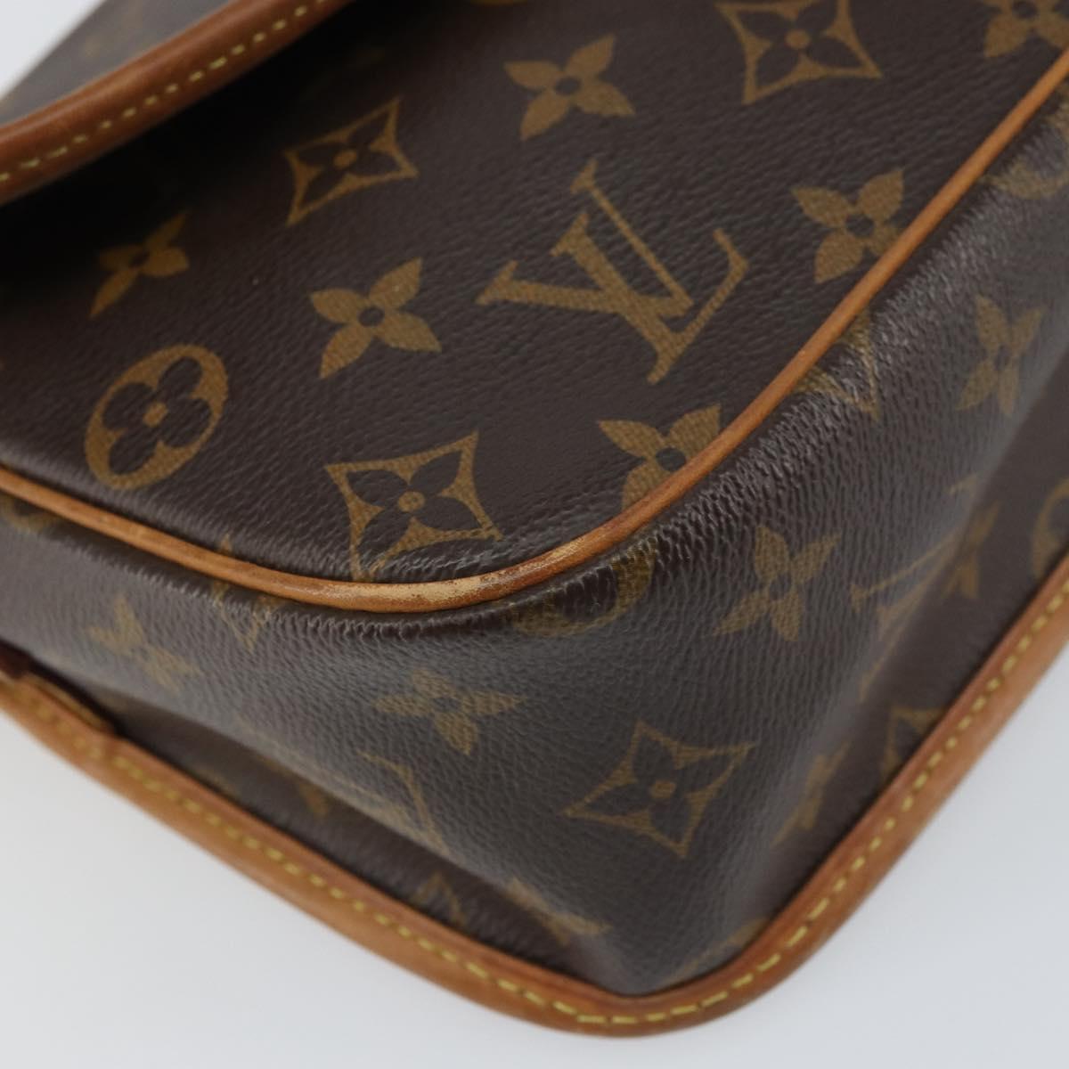LOUIS VUITTON Monogram Sologne Shoulder Bag M42250 LV Auth ka1196