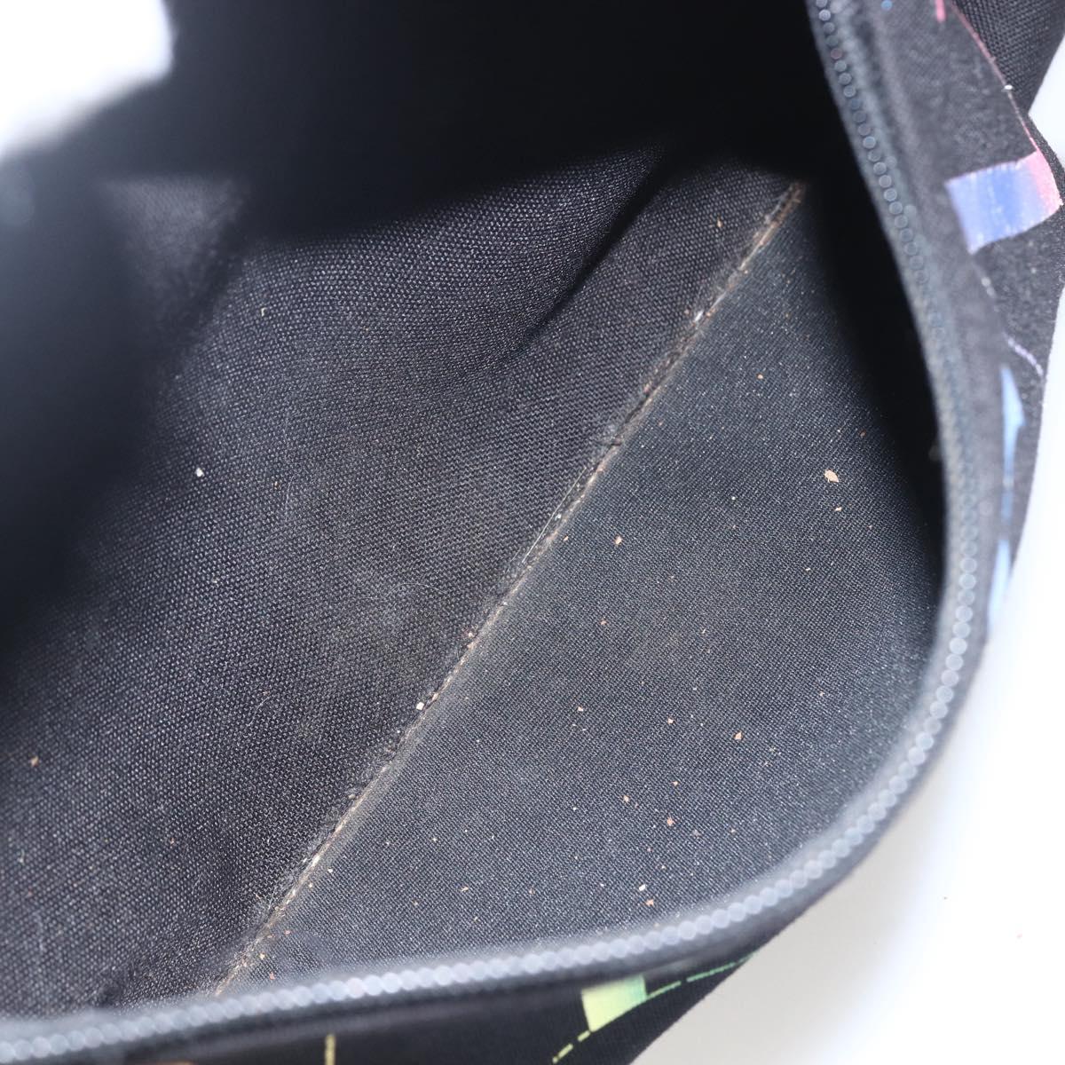 VALENTINO Backpack Nylon Black Auth ka1198