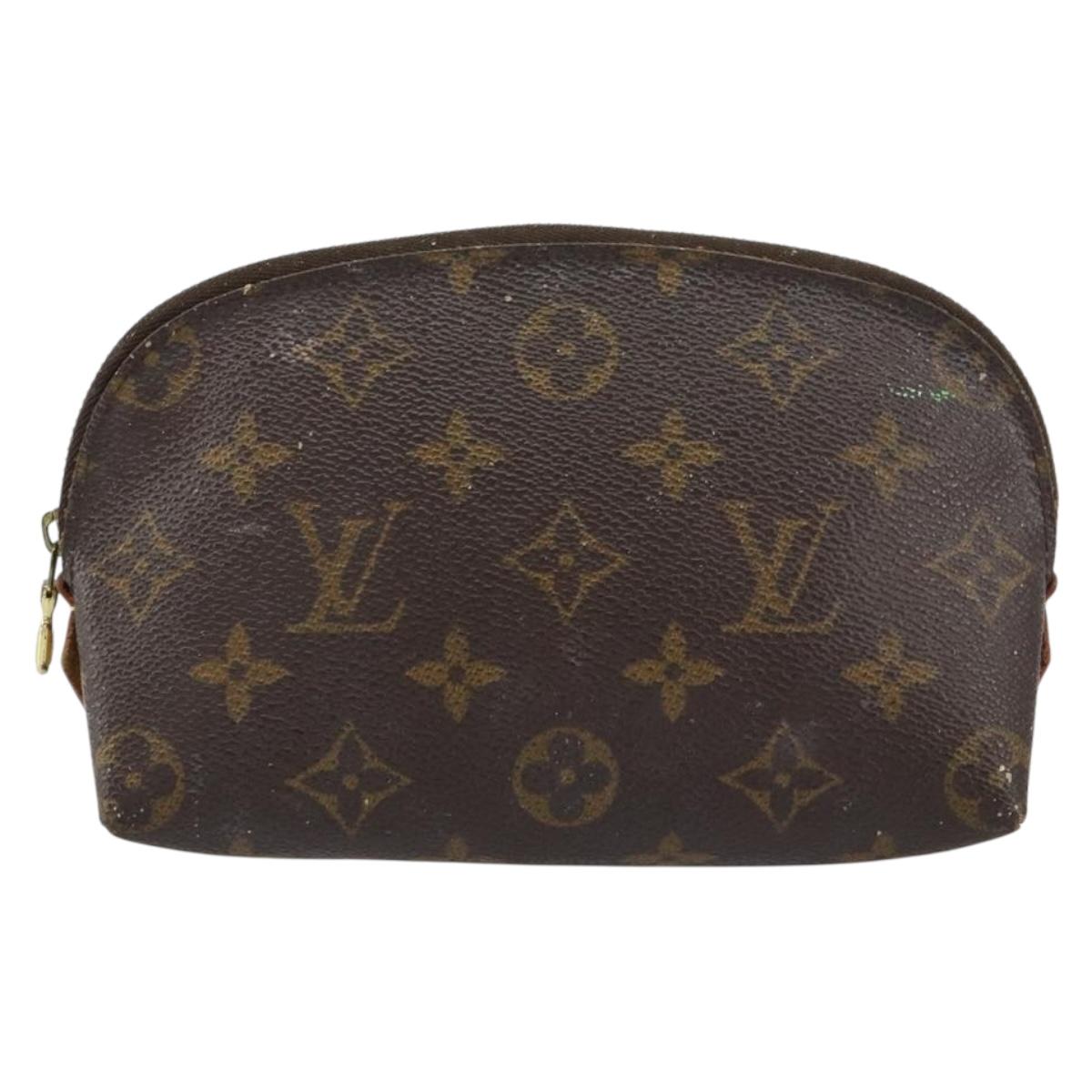 LOUIS VUITTON Monogram Pochette Cosmetic PM Pouch M43998 LV Auth ka1199