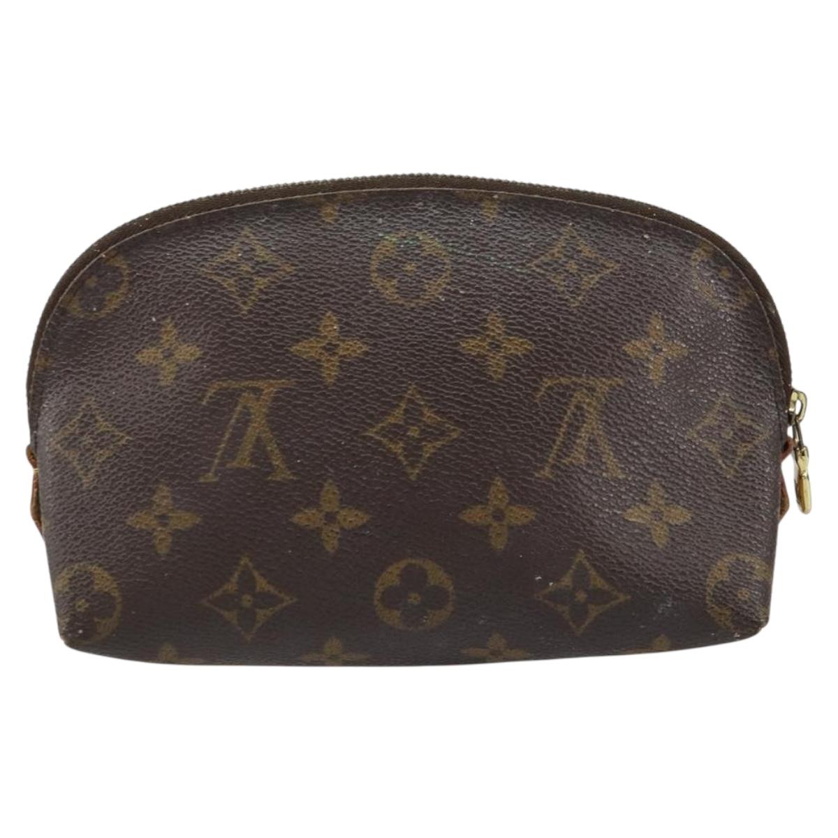 LOUIS VUITTON Monogram Pochette Cosmetic PM Pouch M43998 LV Auth ka1199