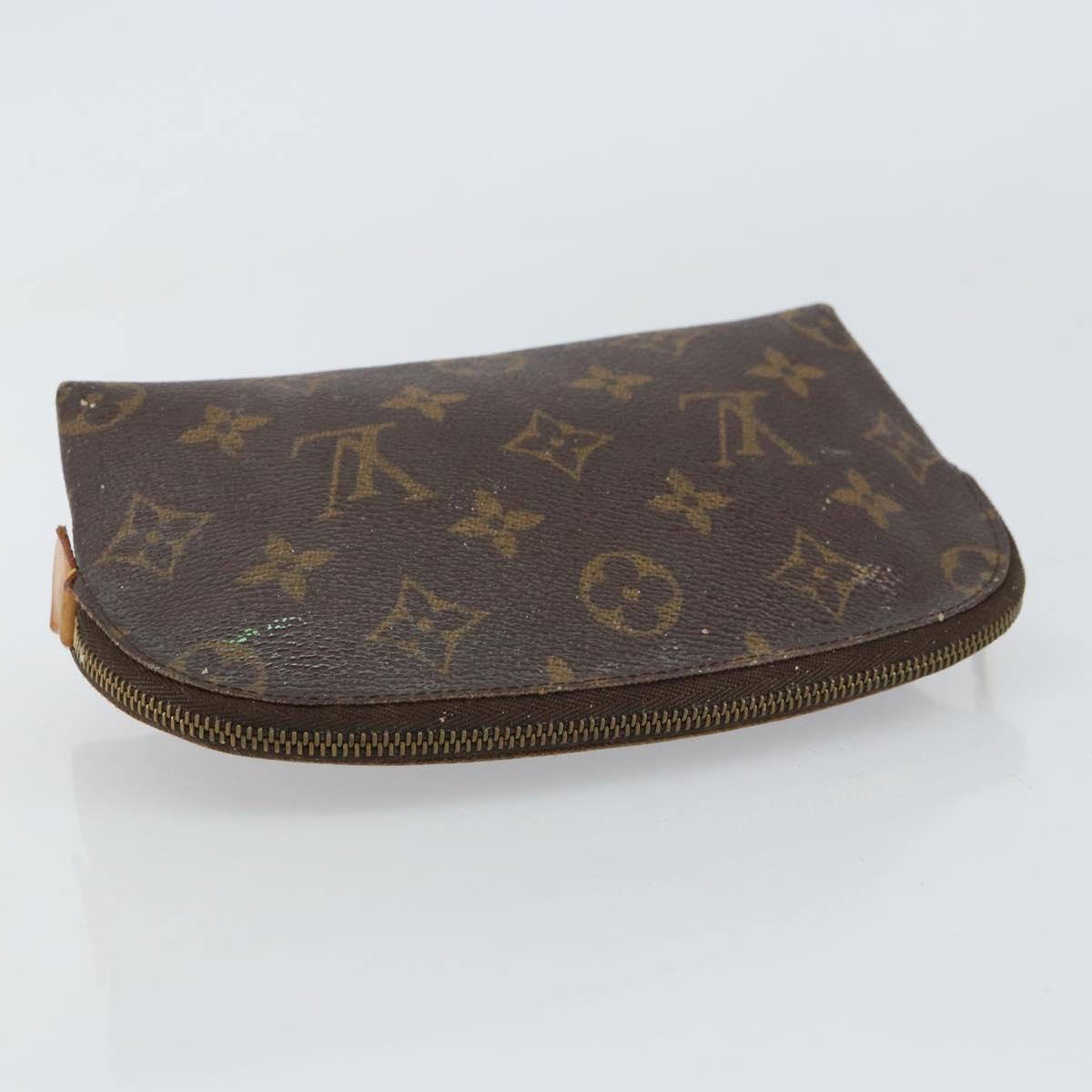 LOUIS VUITTON Monogram Pochette Cosmetic PM Pouch M43998 LV Auth ka1199
