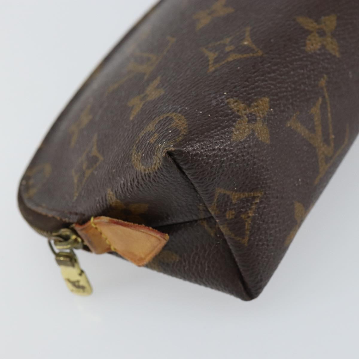 LOUIS VUITTON Monogram Pochette Cosmetic PM Pouch M43998 LV Auth ka1199