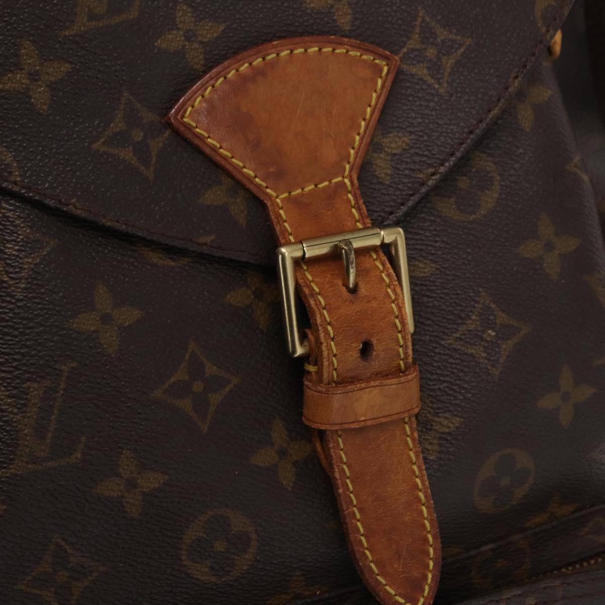 LOUIS VUITTON Monogram Montsouris GM Backpack M51135 LV Auth ka1201