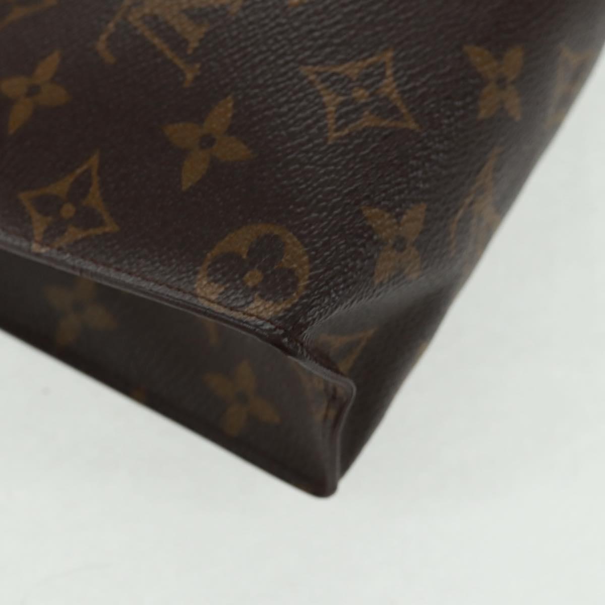 LOUIS VUITTON Monogram Poche Toilette 26 Pouch M47542 LV Auth ka1208