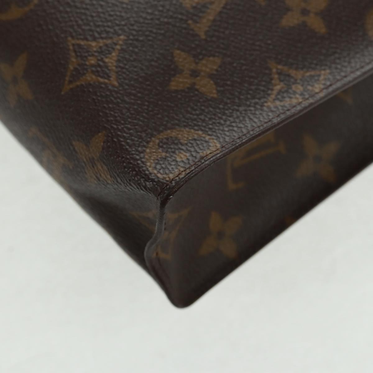 LOUIS VUITTON Monogram Poche Toilette 26 Pouch M47542 LV Auth ka1208