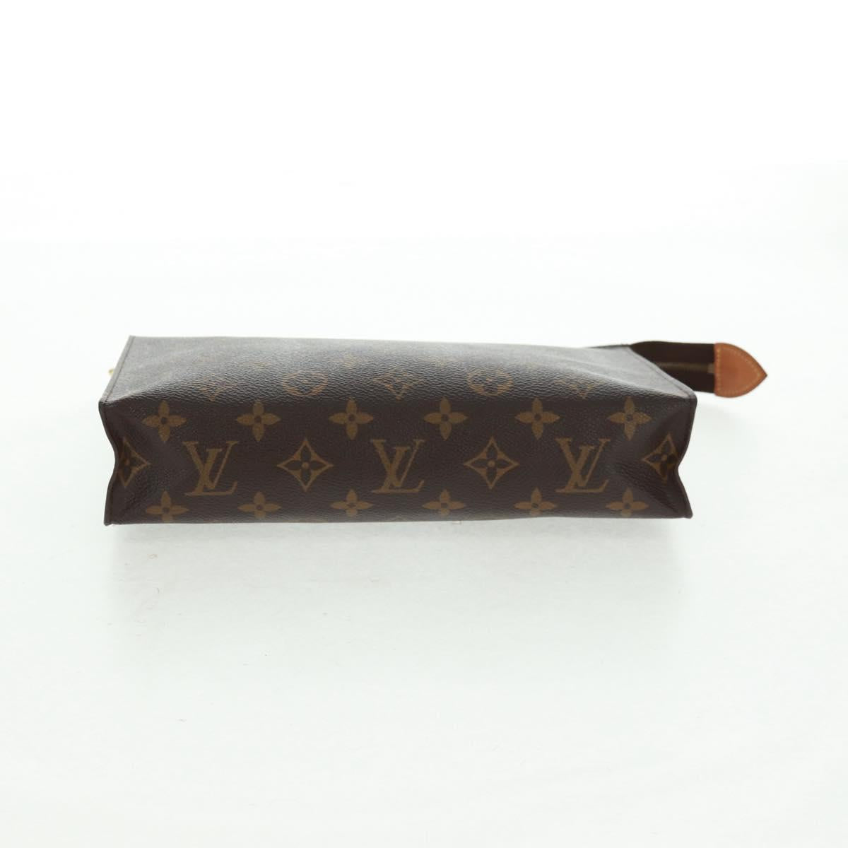 LOUIS VUITTON Monogram Poche Toilette 26 Pouch M47542 LV Auth ka1208
