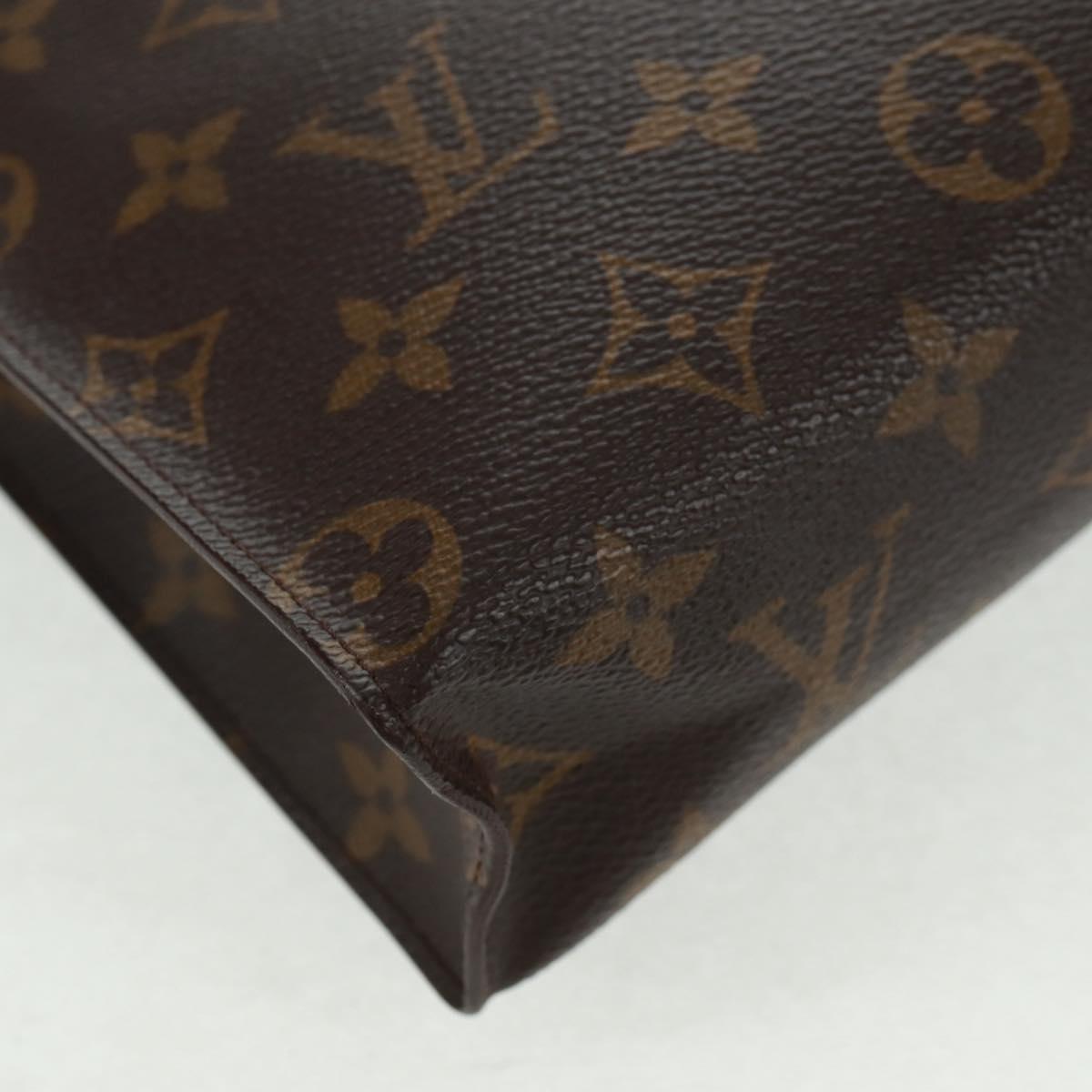 LOUIS VUITTON Monogram Poche Toilette 26 Pouch M47542 LV Auth ka1208