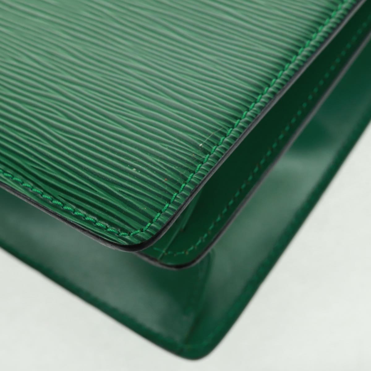 LOUIS VUITTON Epi Capuchin Shoulder Bag Green M52344 LV Auth ka1210