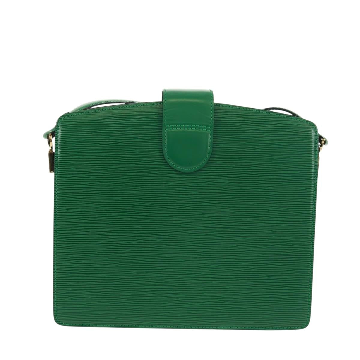 LOUIS VUITTON Epi Capuchin Shoulder Bag Green M52344 LV Auth ka1210
