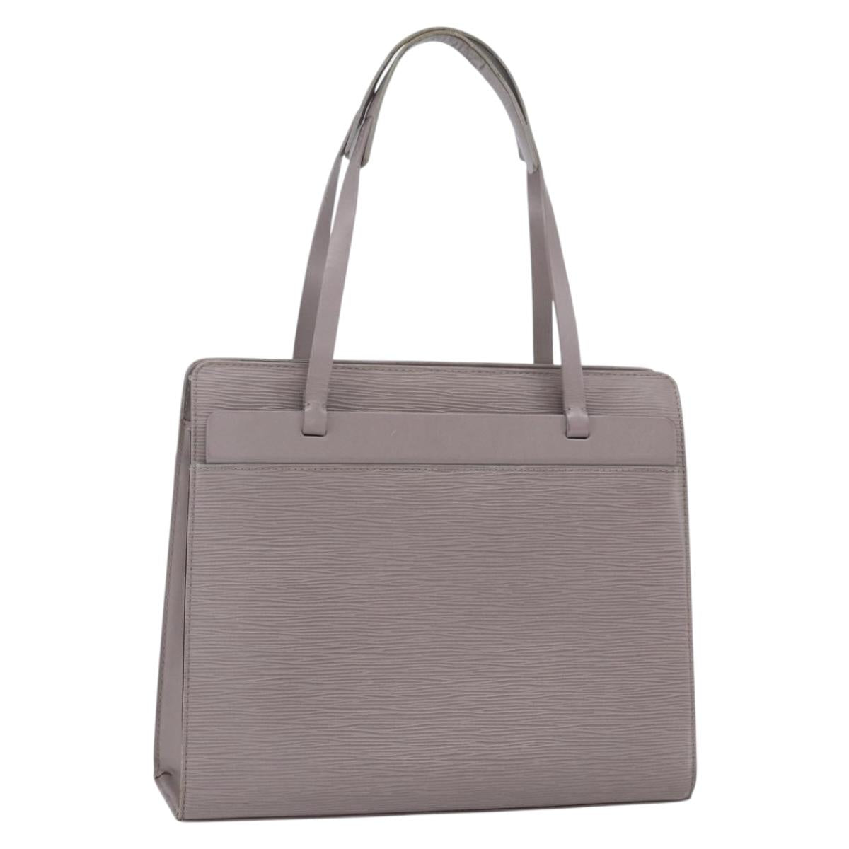 LOUIS VUITTON Epi Croisette PM Tote Bag Lilac M5249B LV Auth ka1213