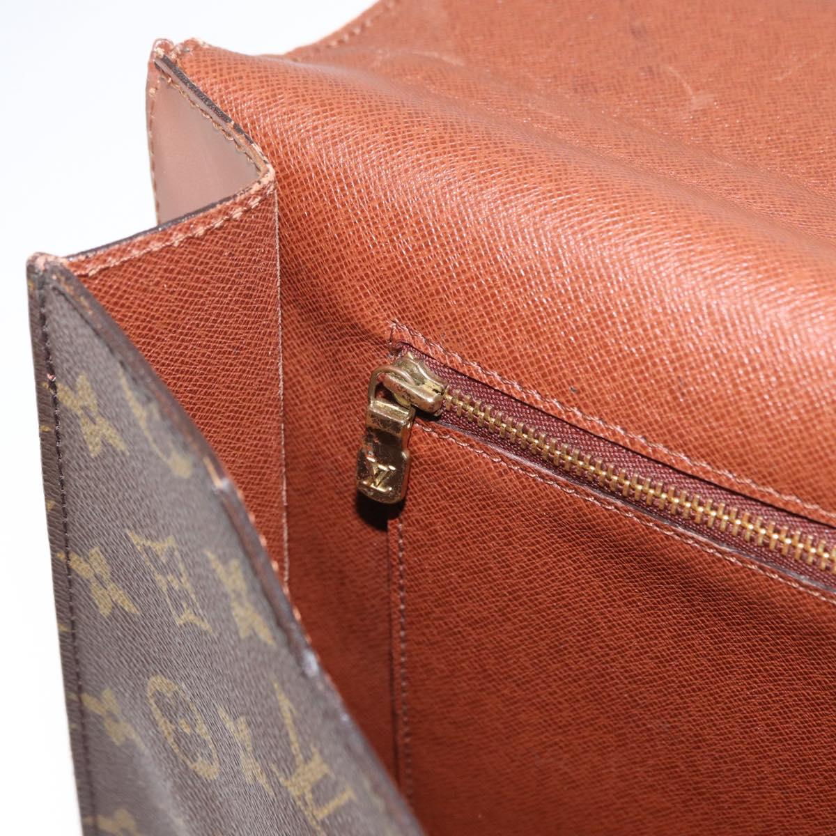 LOUIS VUITTON Monogram Porte Documents Bandouliere Bag M53338 LV Auth ka1231