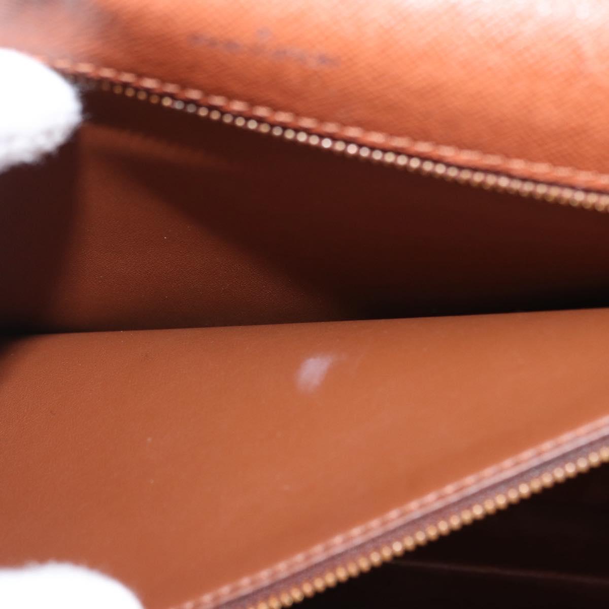 LOUIS VUITTON Monogram Porte Documents Bandouliere Bag M53338 LV Auth ka1231