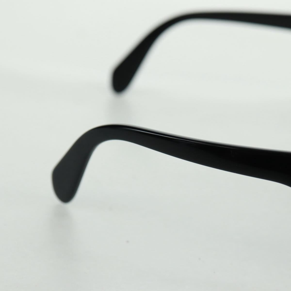 CHANEL Sunglasses plastic Black CC Auth ka1252