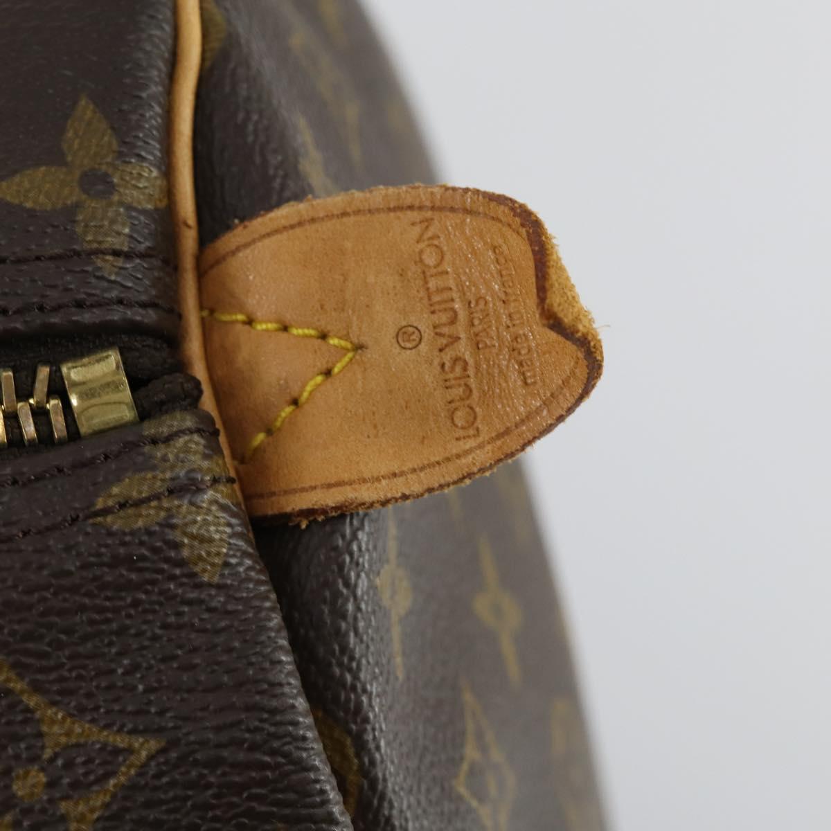 LOUIS VUITTON Monogram Keepall 60 Boston Bag M41422 LV Auth ka1255