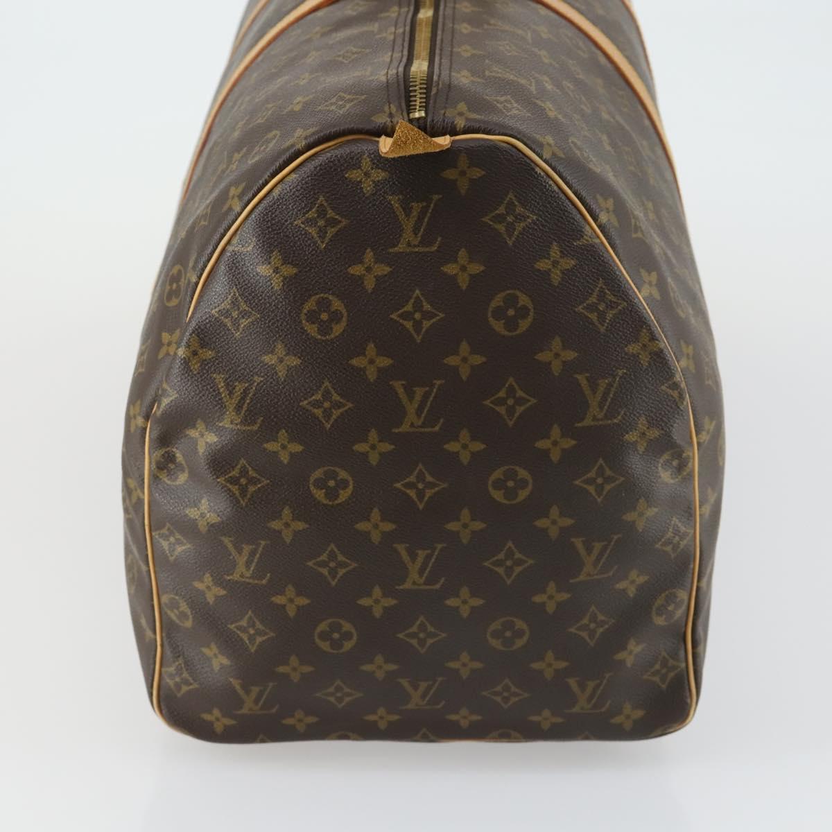 LOUIS VUITTON Monogram Keepall 60 Boston Bag M41422 LV Auth ka1255