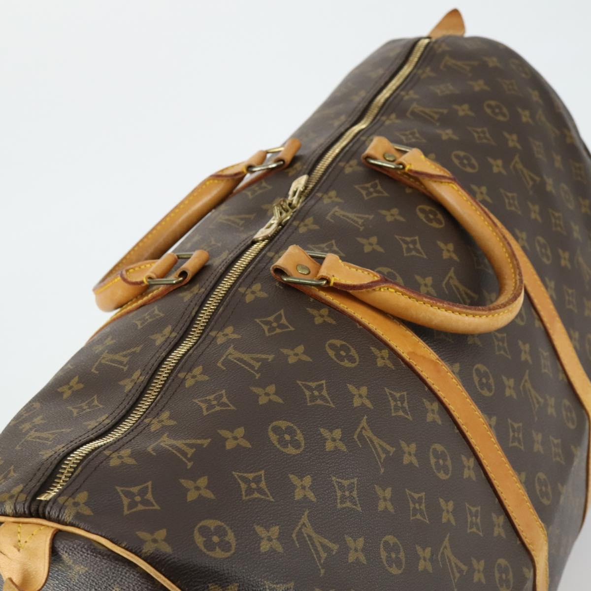 LOUIS VUITTON Monogram Keepall 60 Boston Bag M41422 LV Auth ka1255