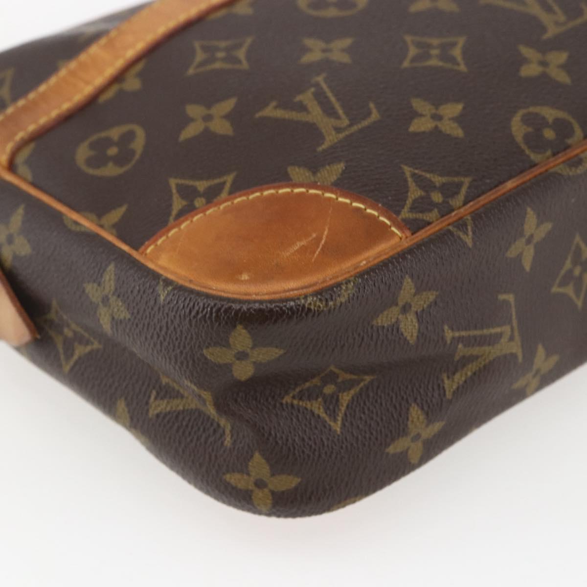 LOUIS VUITTON Monogram Compiegne 28 Clutch Bag M51845 LV Auth ka1289